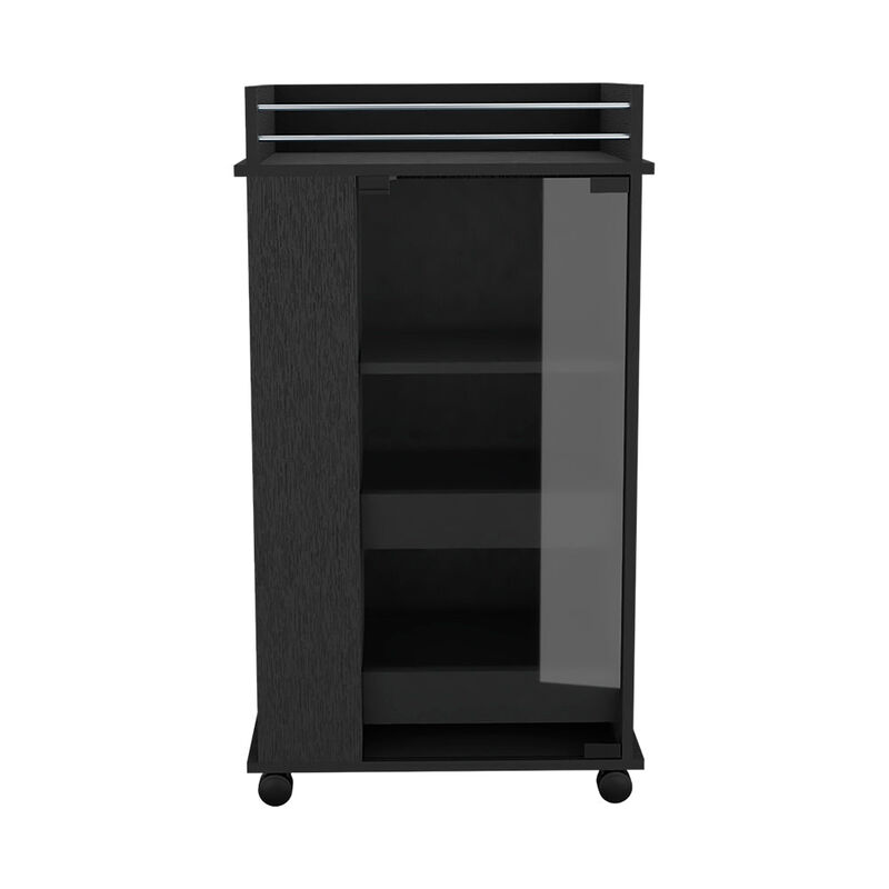 Bar Cart Beaver, Living Room, Black