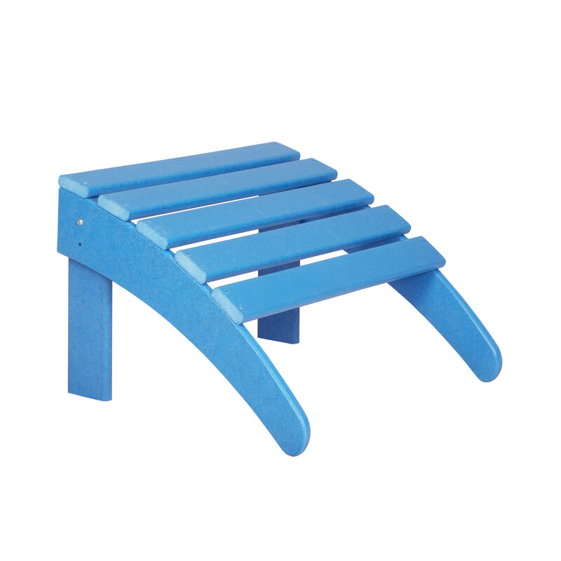 WestinTrends 4-Piece Folding Adirondack Chair With Footrest Ottoman Set