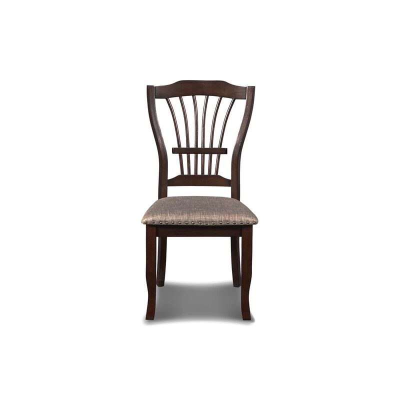 New Classic Furniture Furniture Bixby Solid Wood Dining Chairs in Espresso (Set of 2)