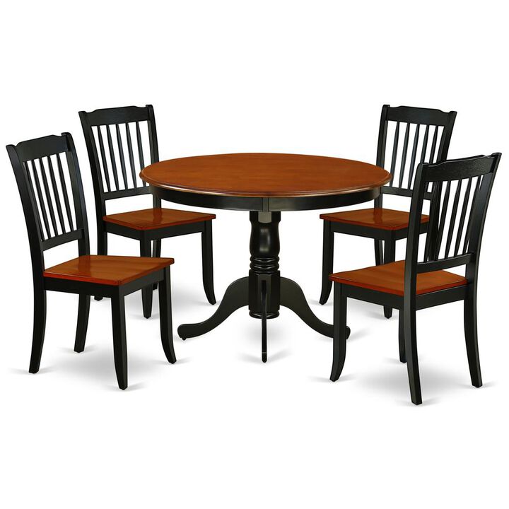 Dining Room Set Black & Cherry