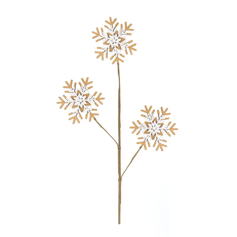 Snowflake Spray (Set of 6) for Winter Decor – Festive Holiday Decorations