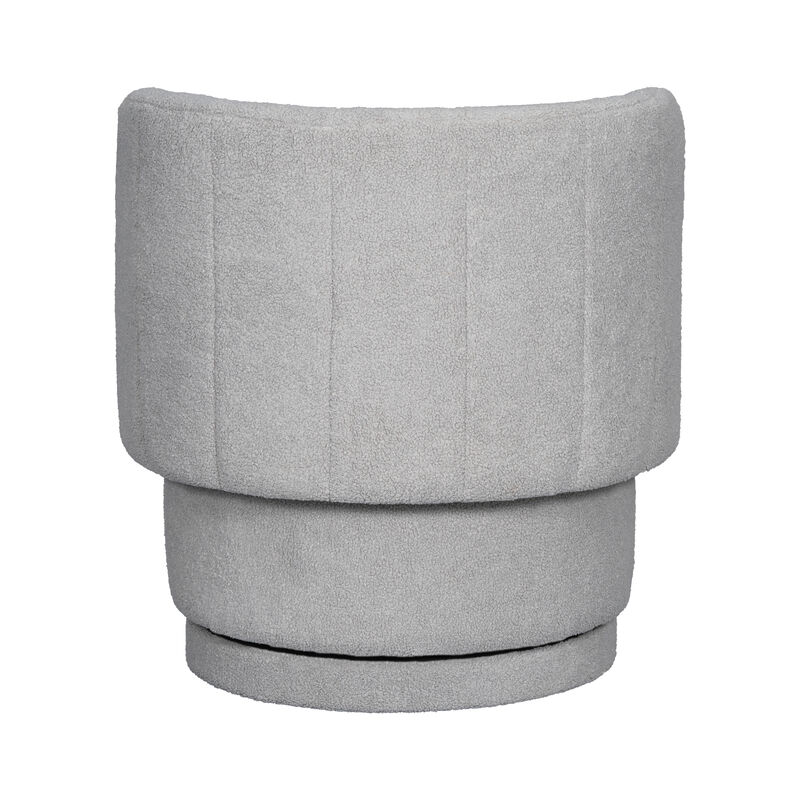 Merax Swivel Boucle Sofa Chair with Storage for Bedroom and Living Room