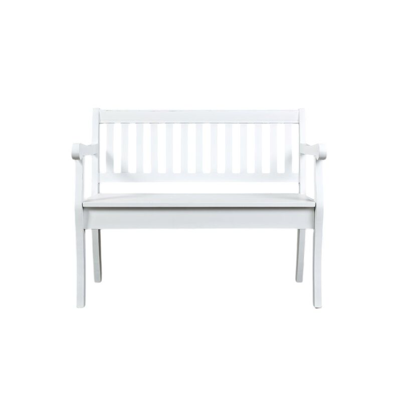 Jofran Artisan's Craft 42 Rustic Farmhouse Distressed Solid Wood Storage Bench