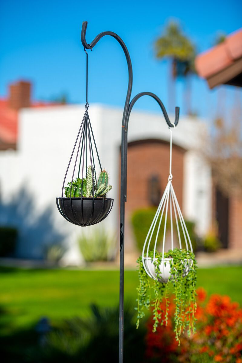Raindrop Planters-set of 2 (small + large)-glossy white