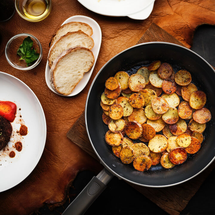 Better Chef 12 Inch Aluminum Fry Pan in Gray