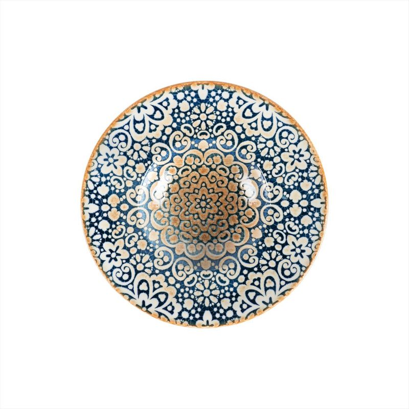 Alhambra dia.11" h:2.5" 14 oz. Round Decorated Porcelain Bowl (Set of 2)