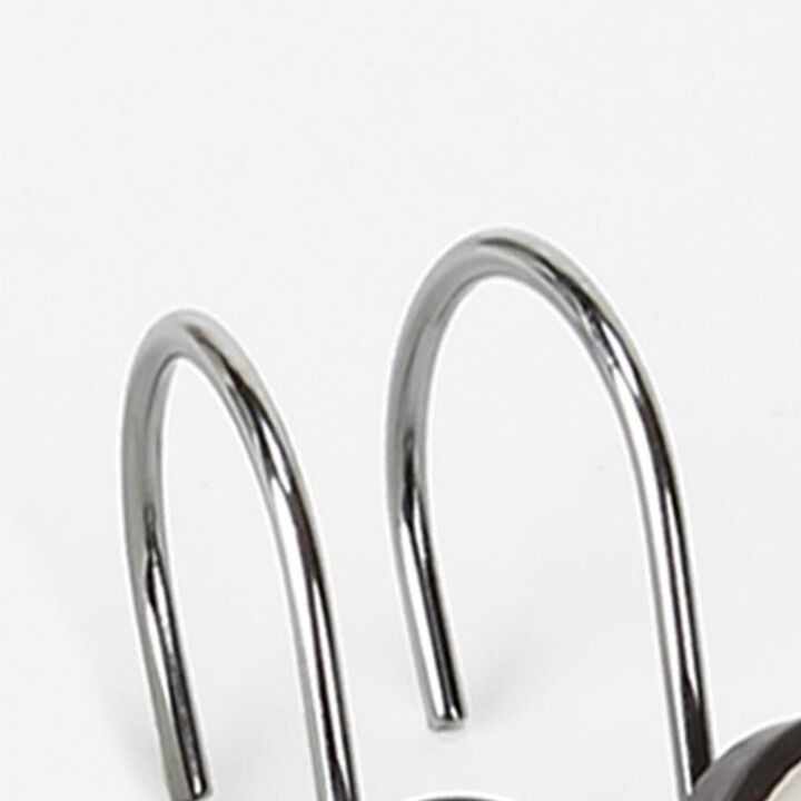 Saturday Knight Ltd Otto High Quality Fit And Ultra Durable Everyday Use Shower Curtain Hooks - 7.02x3.79x2.8", Multi