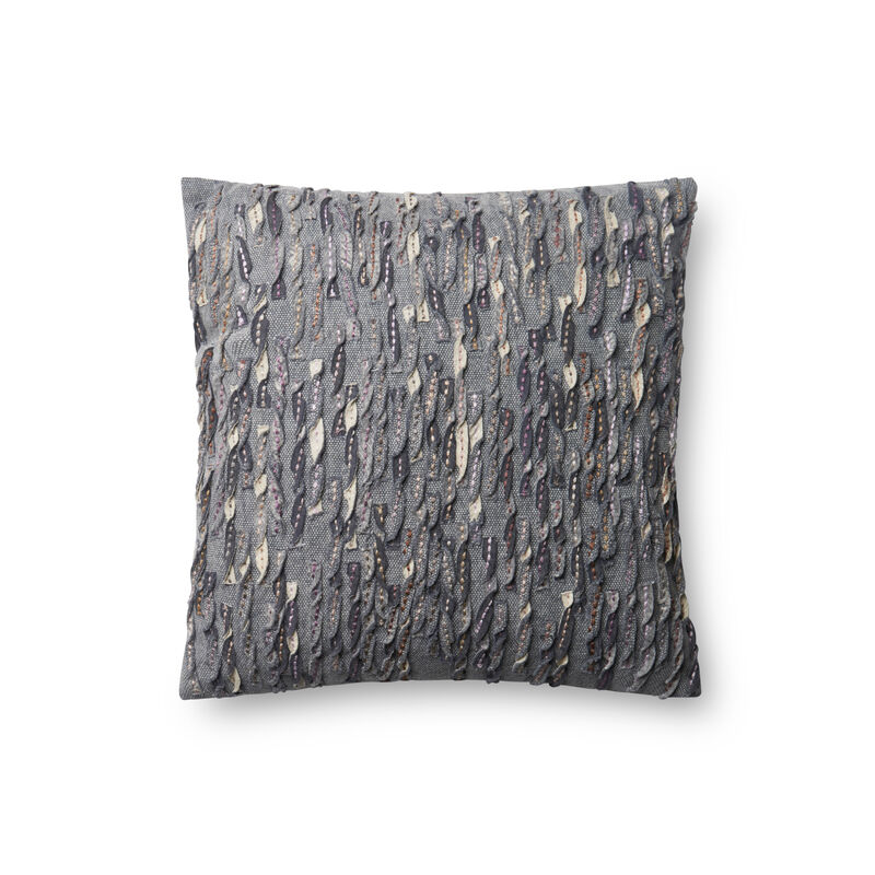 P0605 Grey 18"x18" Poly Pillow