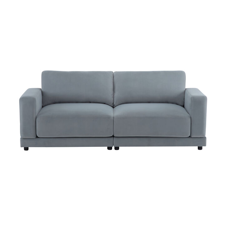 Merax Modern Fabric Loveseat Sofa