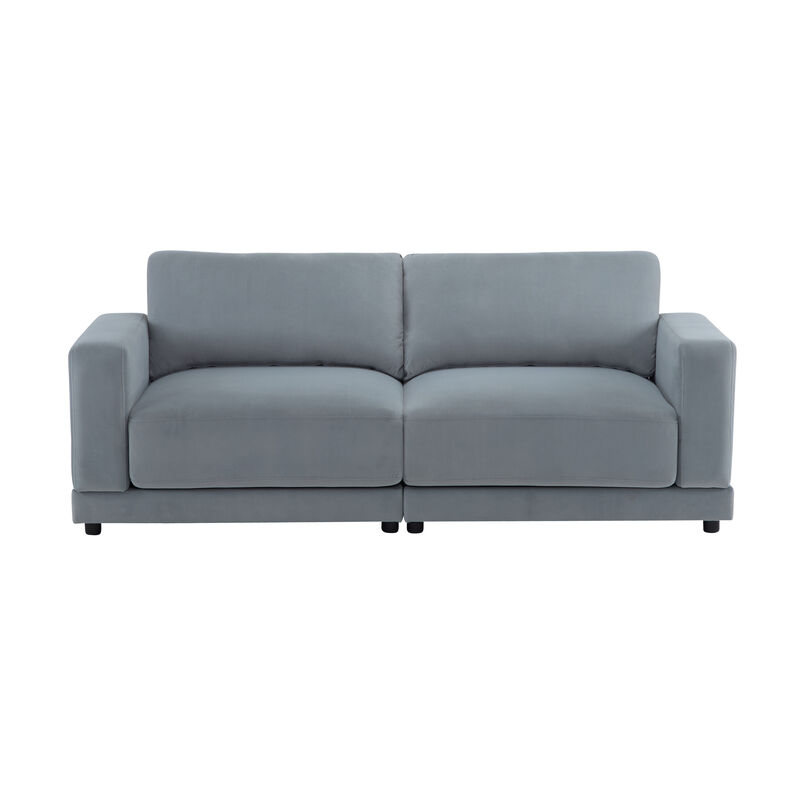 Merax Modern Fabric Loveseat Sofa
