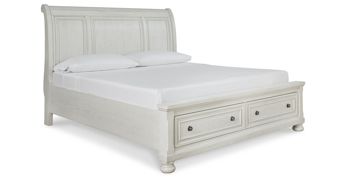 Robbinsdale Queen Sleigh Bed with Storage