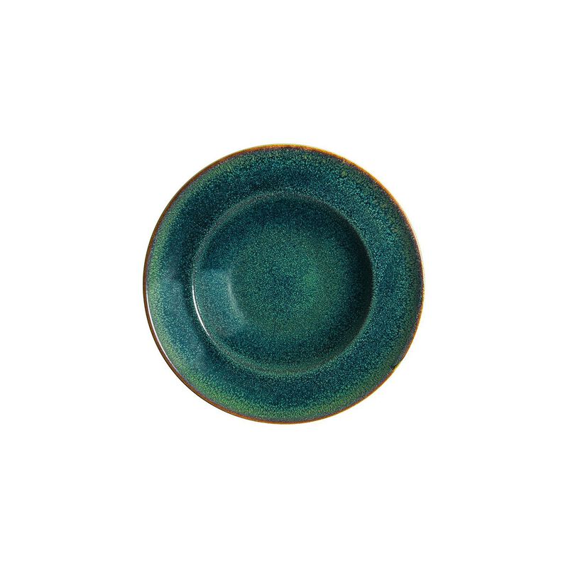 Mar dia.10.75" h:2.25" 16 oz. Round Blue Porcelain Bowl (Set of 2)