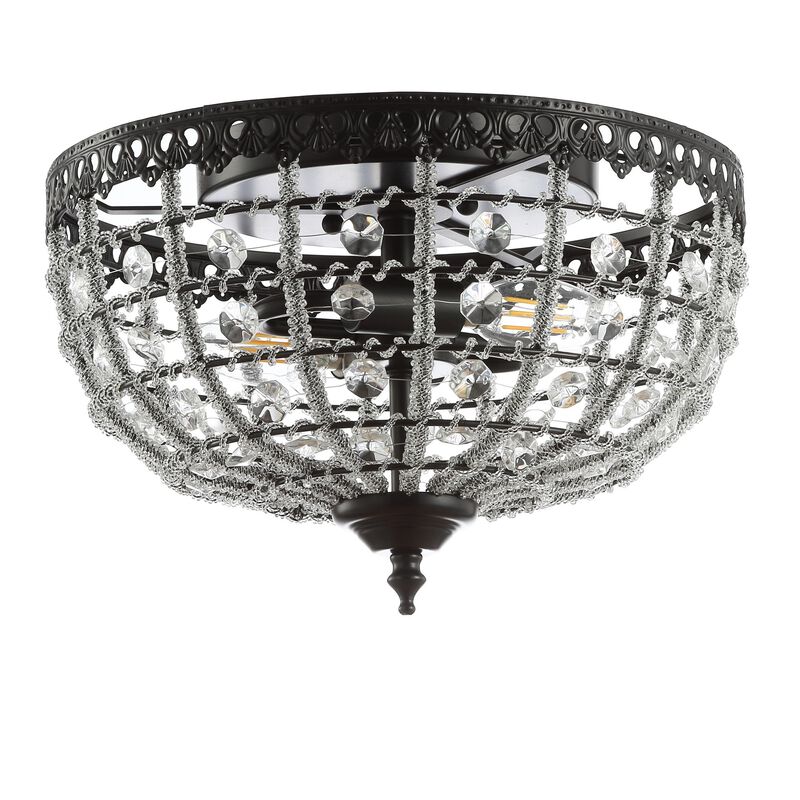 Anita Low-Ceiling Metal/Acrylic LED Flush Mount