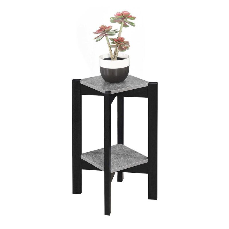 Convience Concept, Inc. Planters & Potts Medium Square 2 Tier Plant Stand