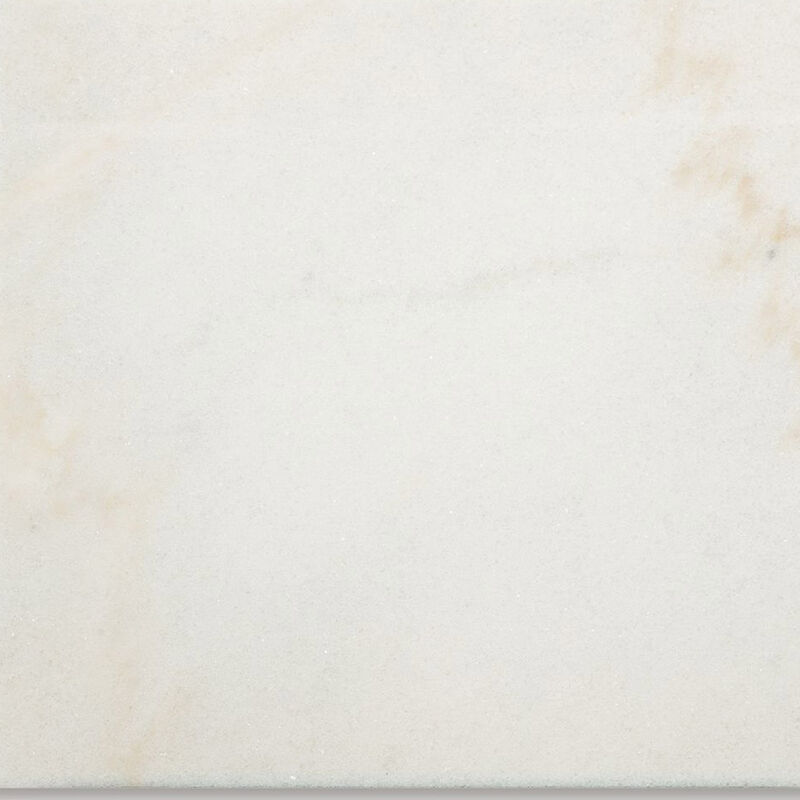 Fana Side End Table, White Marble Top, 24 Inch Square, Espresso Brown - Benzara