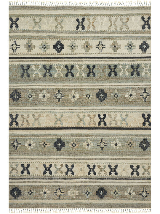 Owen OW01 Aqua/Ink 7'9" x 9'9" Rug