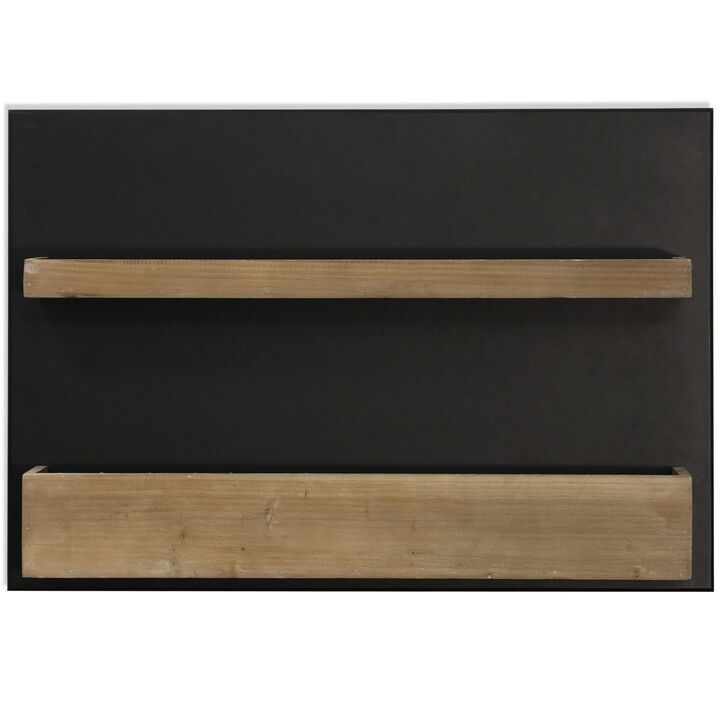 Ebony & Pin Shelf Racks