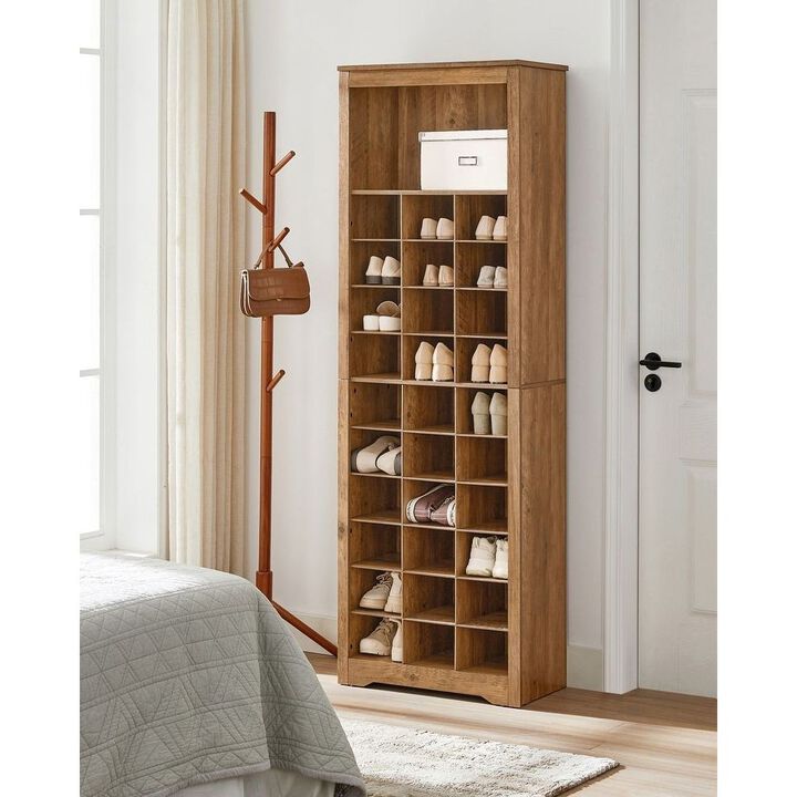 10-Tier Shoe Rack Organizer for Efficient Storage and Easy Access