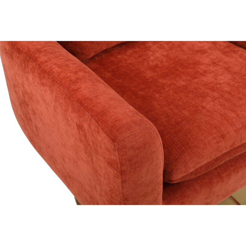 Classic Mid-Century 360-Degree Swivel Accent Chair, Linen