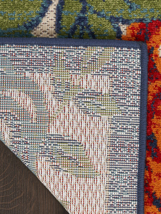 Aloha ALH32 Ivory/Multicolor 3'6" x 5'6" Rug