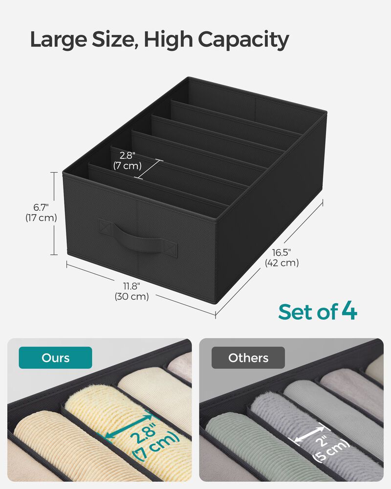 Versatile Wardrobe Clothes Organizer – Space-Saving Storage Solutions for Neat Closets