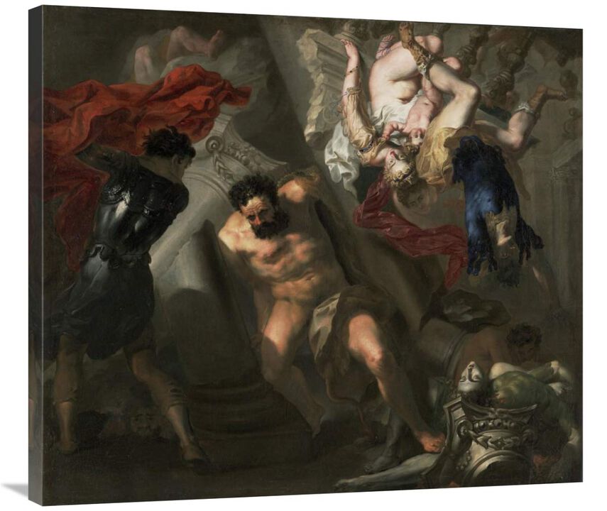 The Death of Samson-Canvas Art-36x32.04