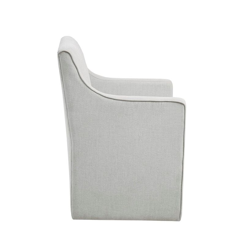 Gracie Mills Humberto Classic Slipcovered Upholstered Dining Arm Chair
