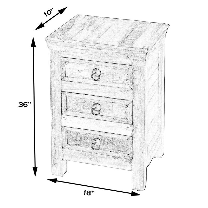 Butler Specialty Company Arya Rustic Accent Chest, Assorted