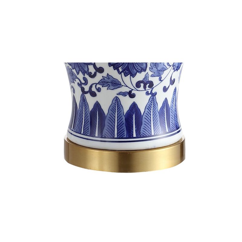 Jennifer Ceramic/Metal LED Table Lamp
