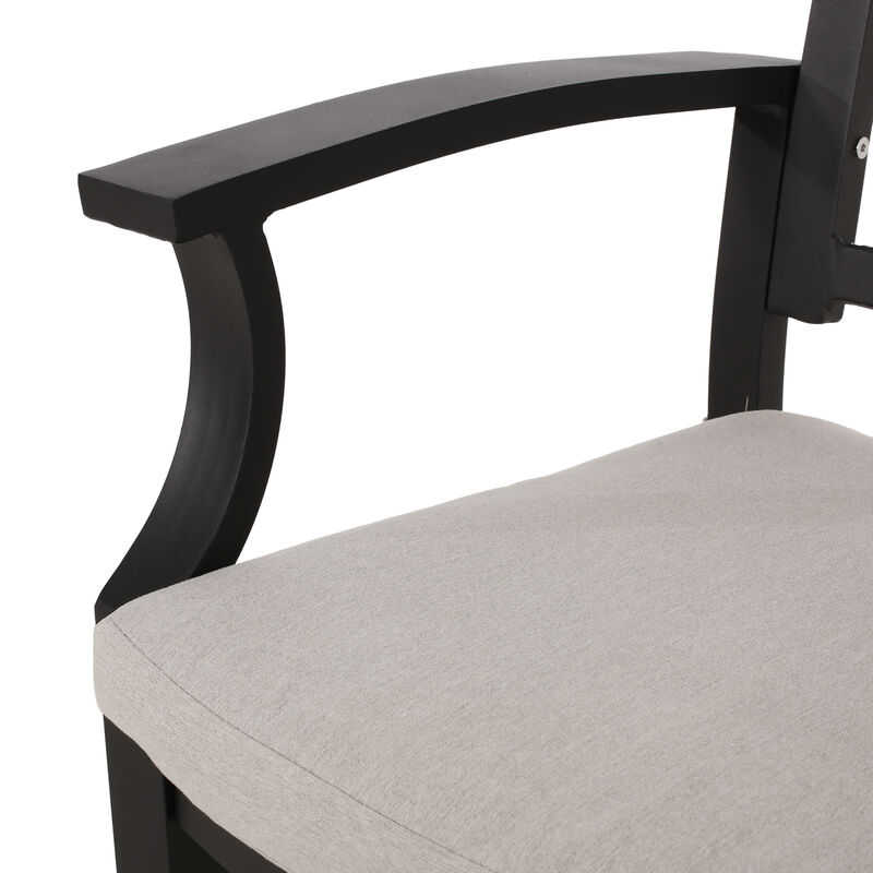 Merax 2 Pcs Outdoor Dining Chairs with Cushion