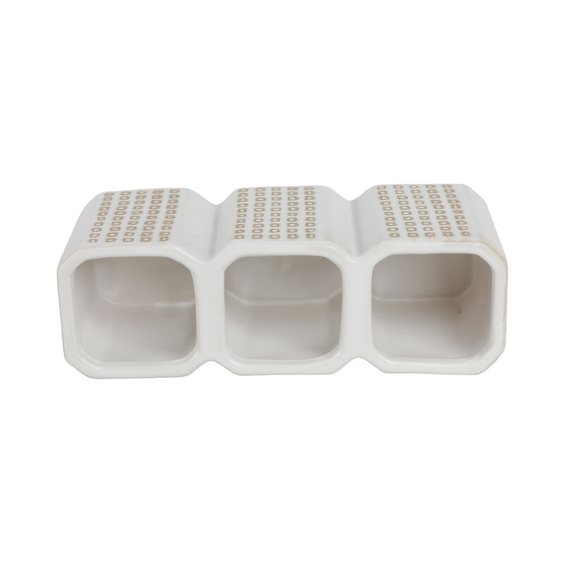 3-cup Dotted Pen Holder