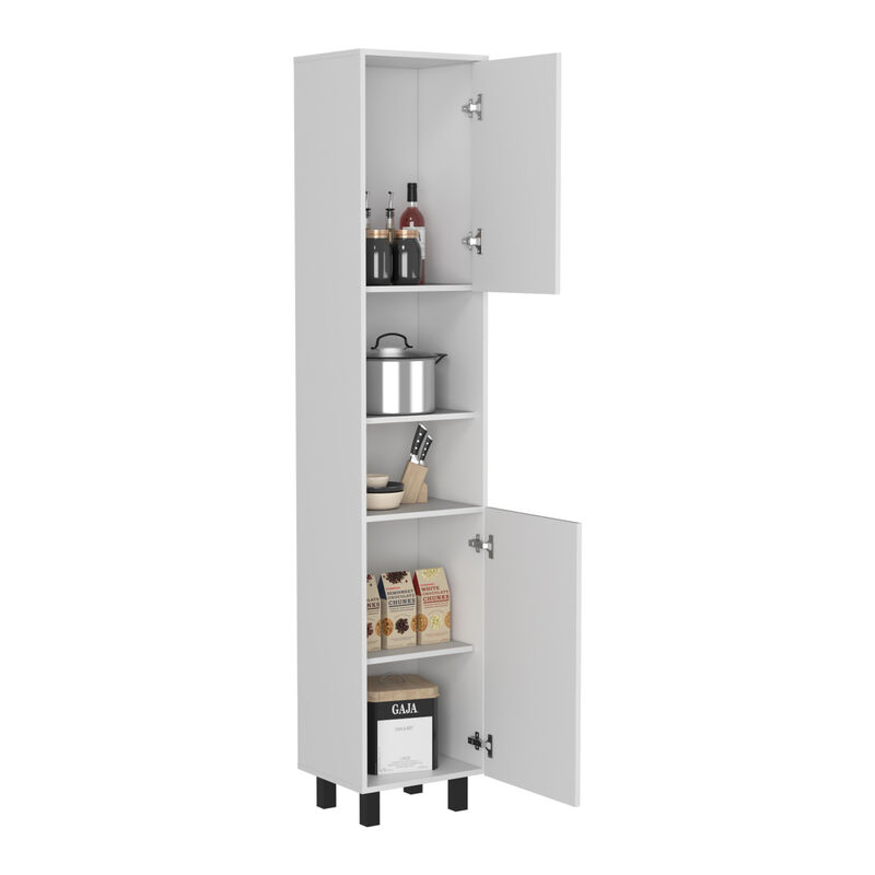Pantry Cabinet Almada, Kitchen, White