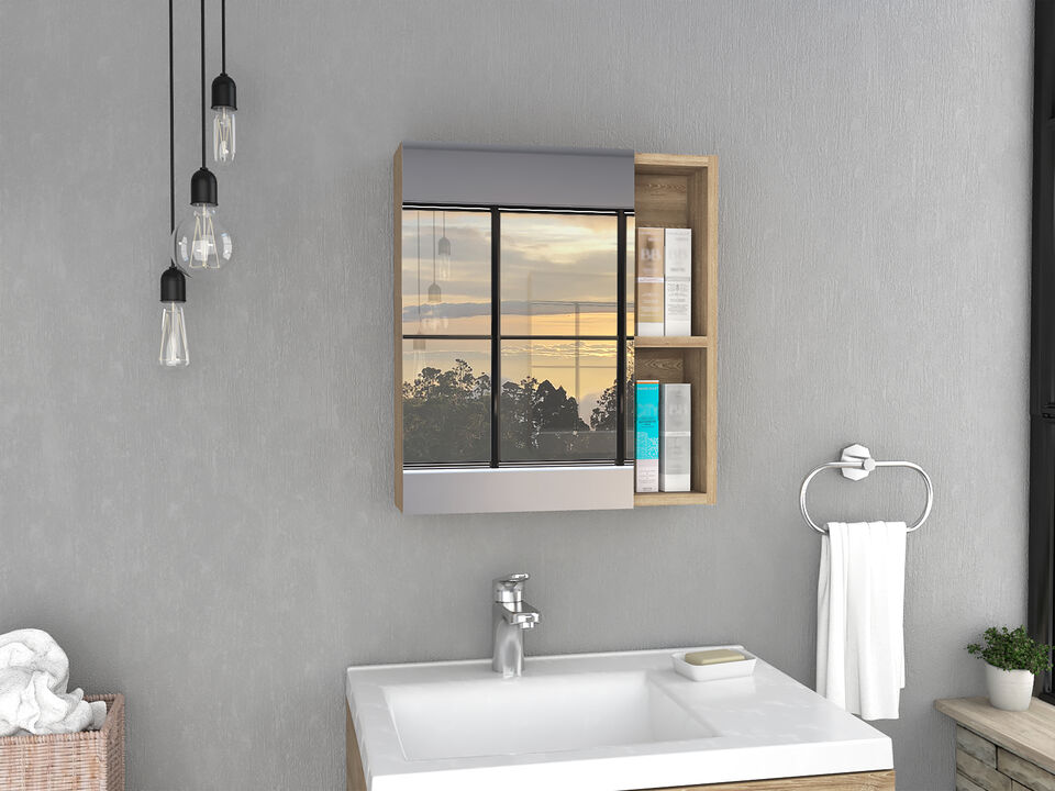 Medicine Cabinet Mirror Clifton, Bathroom, Pine