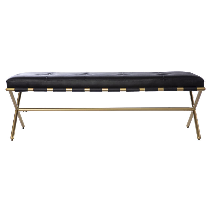 Marlborough Faux Leather Bench