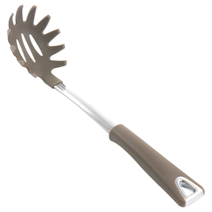 Martha Stewart Nylon Pasta Spoon in Grey