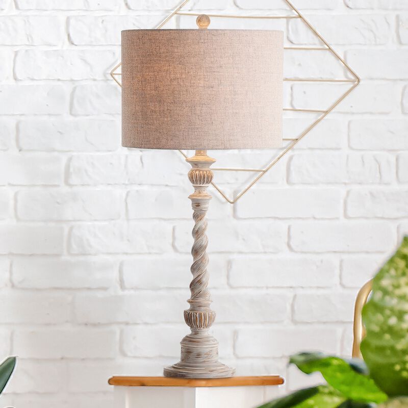 Regent Rustic Resin LED Table Lamp