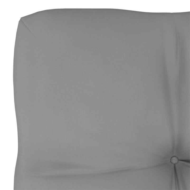 vidaXL Pallet Sofa Cushion Gray 23.6"x23.6"x4.7"