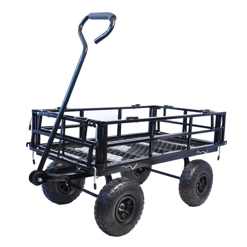 Wagon Cart Garden Cart Trucks Make It Easier To Transport Firewood 0001