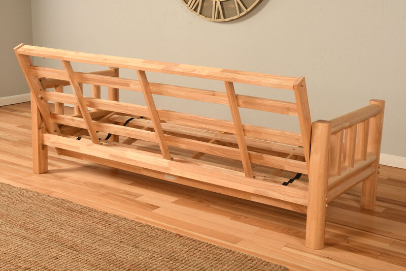 Lodge Futon with Storage Drawers and Canadian Print Mattress