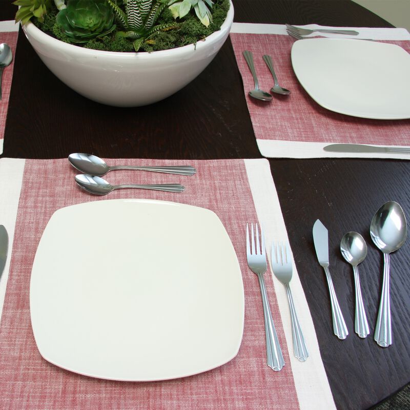 Gibson Home Classic Canberra 45 Piece Stainless Steel Flatware Set