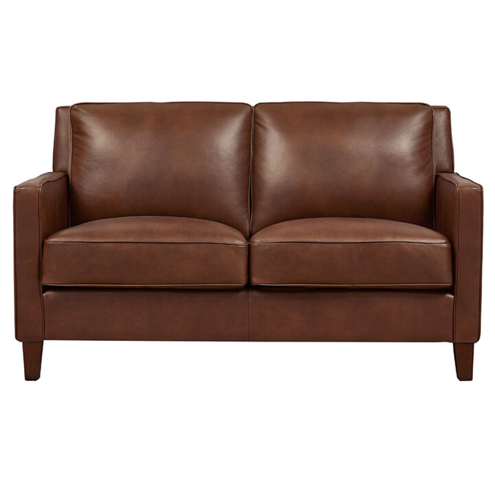 Ashby Top Grain Leather Loveseat