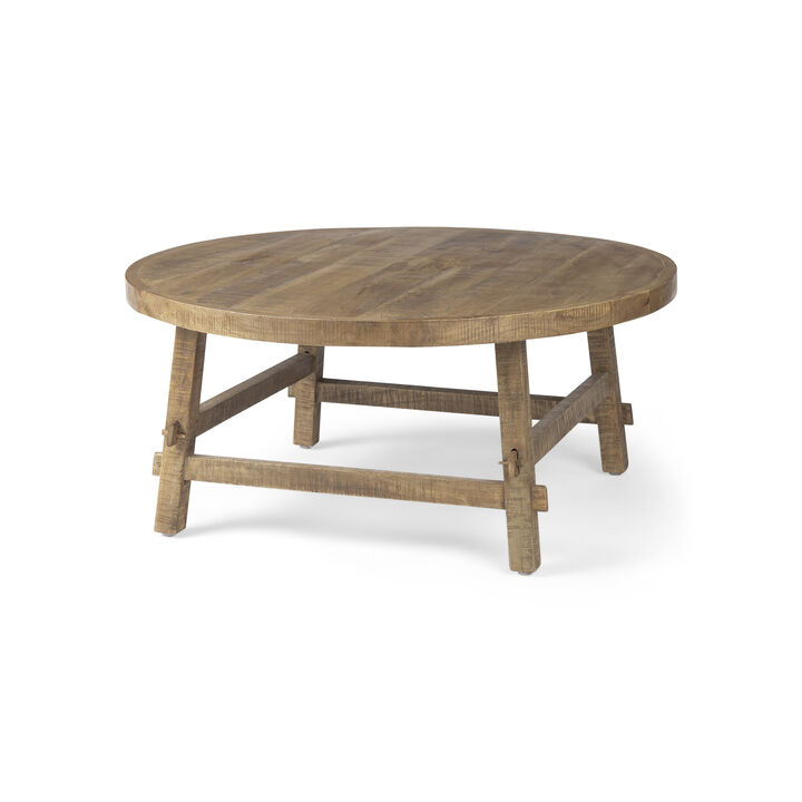 Rosie 36" Brown Coffee Table