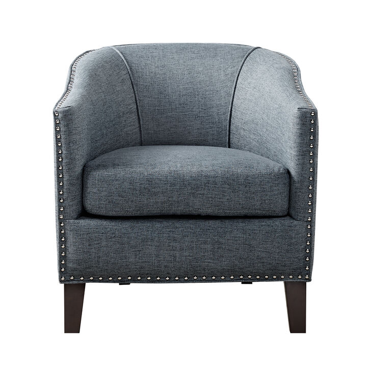 Gracie Mills Landon Contemporary Barrel Arm Chair