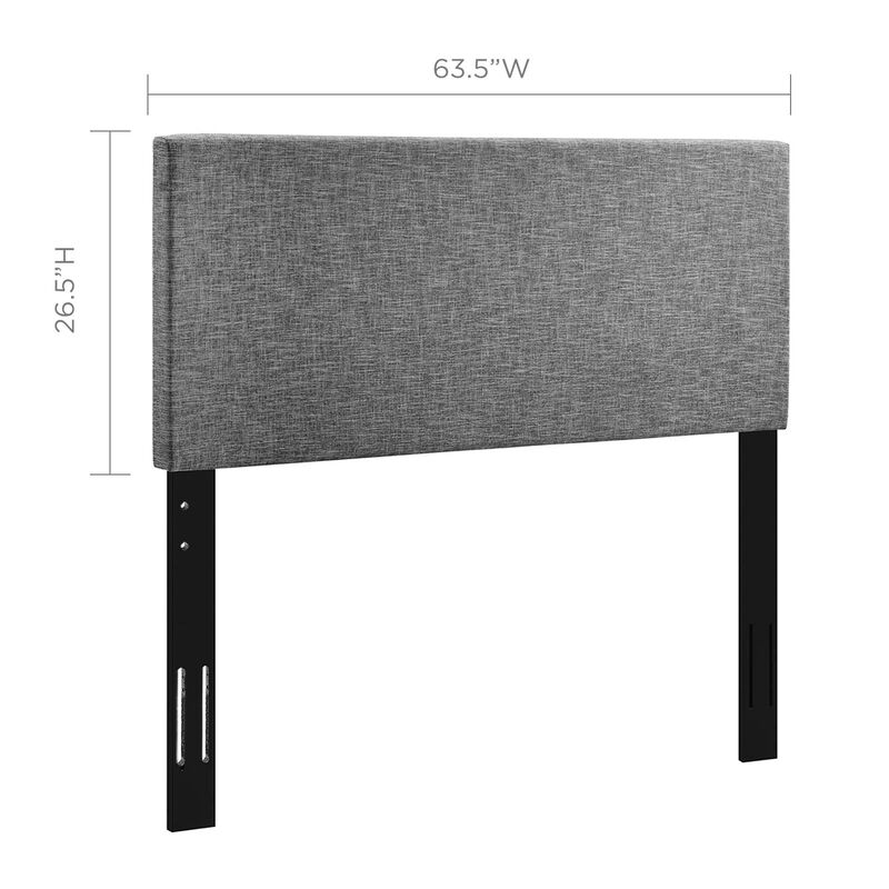 Modway - Taylor Full / Queen Upholstered Linen Fabric Headboard