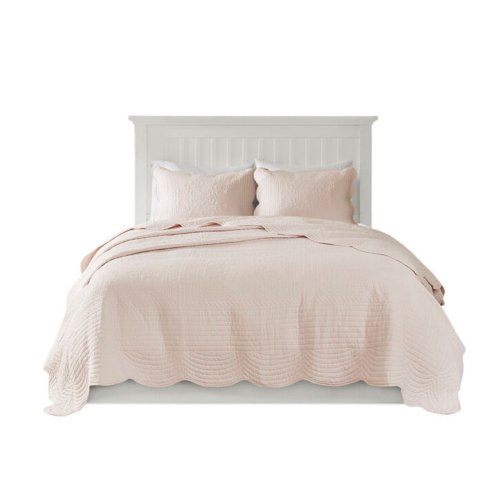 Gracie Mills Salvatore 6-Piece Reversible Cottage-Inspired Scalloped Edges Daybed Set