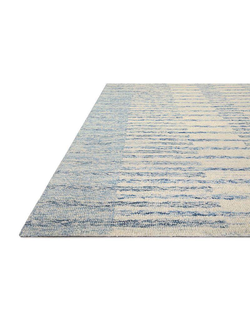 Chris CHR01 Ivory/Denim 3'6" x 5'6" Rug