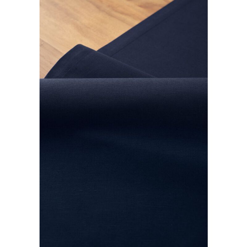 Solino Home Cotton Linen Plain Table Runner | Dru