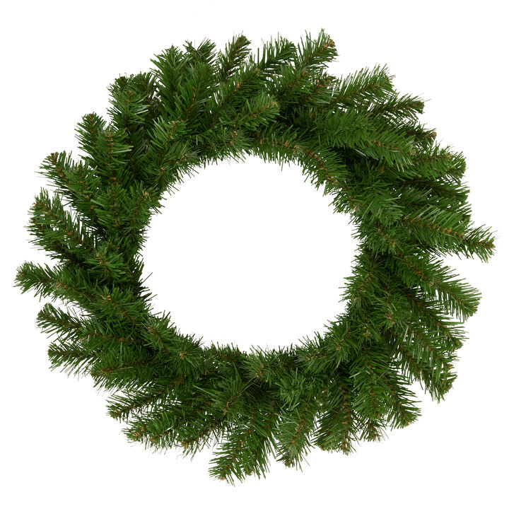 Deluxe Dorchester Pine Artificial Christmas Wreath  18-Inch  Unlit