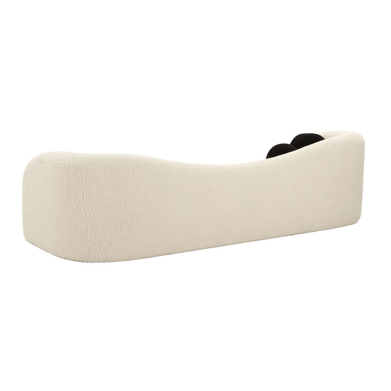 Leonie Faux Shearling Sofa