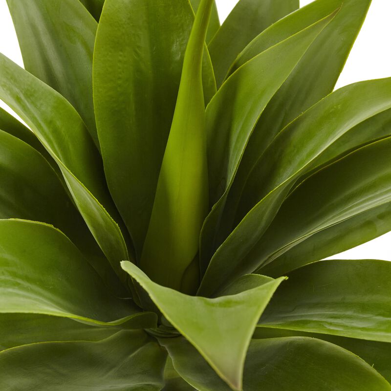 Hivvago 32" Agave Plant w/Stem Green